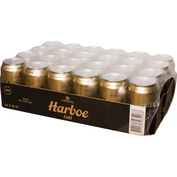 Pivo Harboe Gold pivo ležák 5,9%, 24x 0,33 l - VÝHODNÉ BALENÍ