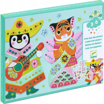 kreativní sada Djeco kreativní sada pro děti Koláže s diamantů malé diamanty k nalepování