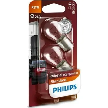 Autožárovka Philips P21W 24V 21W BA15s 2ks blistr 13498B2