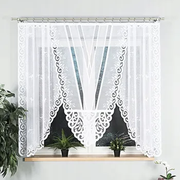 Obraz Markýzová Záclona žakárová klasická bílá 250 x 160 cm