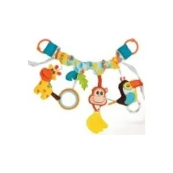 Zawieszka do wózka kolorowa dźungla