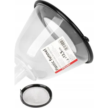 Vrták Univerzální plastový Trychtýř s víkem na tekutiny, voda, 13,5 cm