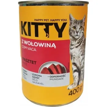 Krmivo pro kočku Mokré krmivo Krmivo Paštika Kitty Pro Kočky Hovězí 400g