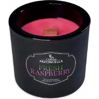 Svíčka Sójová vonná svíčka FRESH RASPBERRY Pavoncella