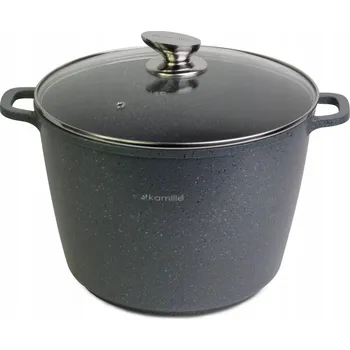 Hrnec Hrnec hrnec Kamille 10 l, granitový hliníkový, 28 cm