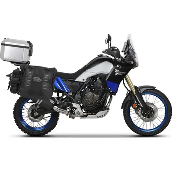 Nosič na motocykl a skútr Kompletná sada sedlových brašní SHAD TERRA TR40 adventure a hliníkového kufra SHAD TERRA 37L vrátane montážnej sady SHAD YAMAHA Tenere 700 XTZ690