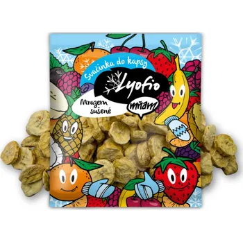 Potravina Lyofio Banán plátky 20 g