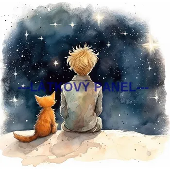 Látkový panel - Dětský - DE-222 Velikost: 30x30cm, Materiál: Bavlna