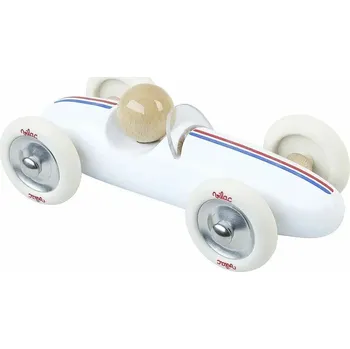 autíčko Vilac Dřevěné auto Big Grand Prix, vintage bílé