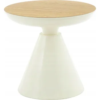 Konferenční stolek Kovový stolek konferenční Boston krémový lavice LOFT do obýváku zahrady GLAMOUR