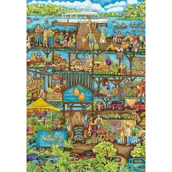Puzzle Grafika puzzle Zemědělský trh