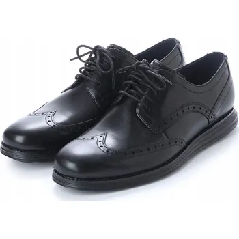 Moto obuv Boty COLE HAAN Wingtip Oxford C27984 Černé vel. 42