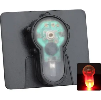 Imperator Tactical Taktické signální červené světlo na suchý zip - černé