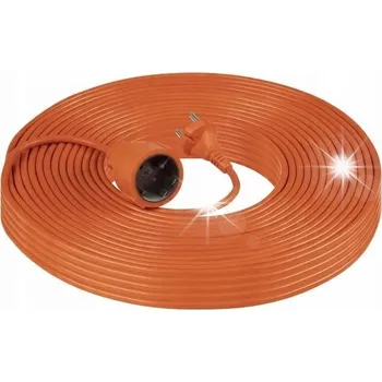 Napájecí kabel PRODLUŽOVACÍ KABEL ZAHRADNÍ PRO SVĚTLA SEKAČKY STAVEBNÍ JEDNOSTRANNÝ 2x1mm2 50m