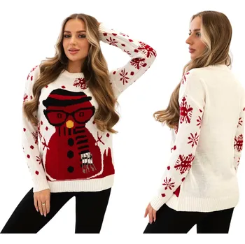 Dámský svetr Kesi dámský svetr, bezbarvý, rovný střih, délka do pasu, univerzální velikost