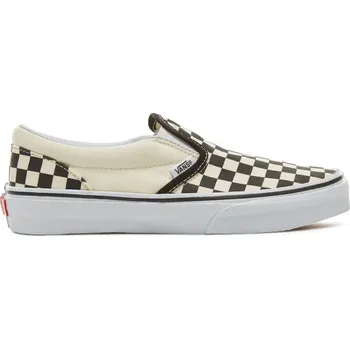Chlapecké tenisky tenisky dětské VANS KIDS CHECKERBOARD CLASSIC SLIP-ON SHOES (4-8 roků), (Checkerboard) Black/White - 28