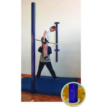 Hrazda polopřenosná školní - 1 sloupek do pouzdra + 1 sloupek na stěnu