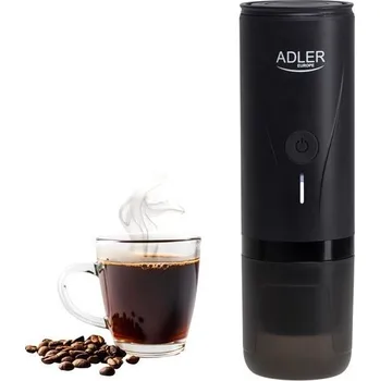 Kávovar Přenosný elektrický tlakový kávovar Adler AD 4400 - USB - 20 barů