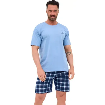 Pánské pyžamo Pánské pohodlné pyžamo s dlouhým rukávem Cornette Sequoia 2 326/309 jeans velikost XL