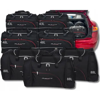 Organizér do auta SADA TAŠEK KJUST PRO TESLA MODEL S EV 2021+ 7 KS