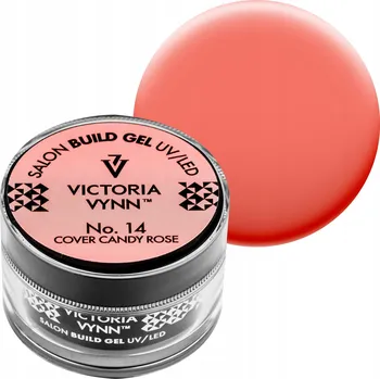 Lak na nehty Stavební gel na nehty Victoria Vynn 14 Cover Candy Rose Růžová 50 ml