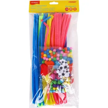 kreativní sada Keyroad Tvořivá sada - bambulky, drátky a oči