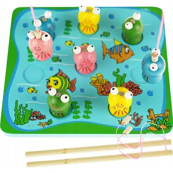 Dřevěná hračka KinderSafe 10845 Dovednostní hra 20x20 cm