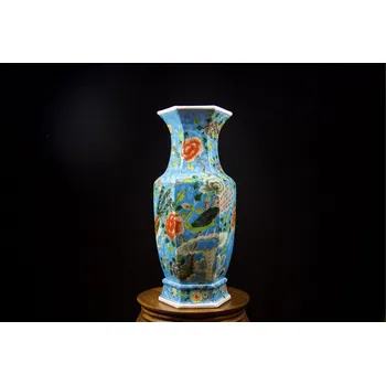 Váza Váza 彩色孔雀静物