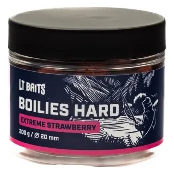 Boilies Boilies LT Baits Hard Extreme Strawberry 200g 20mm