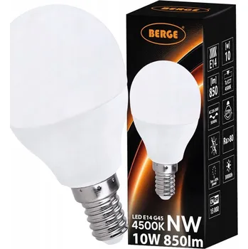 Žárovka LED žárovka Berge E14 10W