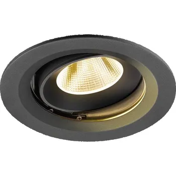 Bodové svítidlo SLV - BIG WHITE NUMINOS® MOVE M Stropní vestavné svítidlo, 3000 K, 20°, IP20, kulaté, černé - BIG WHITE (SLV) LA 1009667