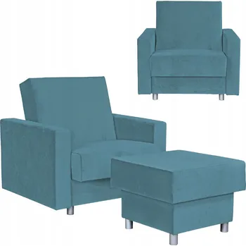 Křeslo Rozkládací křeslo Family Meble modré