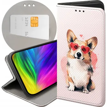 Pouzdro na mobilní telefon Flipové pouzdro Hello Case pro Samsung Galaxy A16, vícebarevné