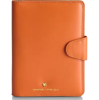 Penál Kožené pouzdro na pas Emily in Paris, oranžové