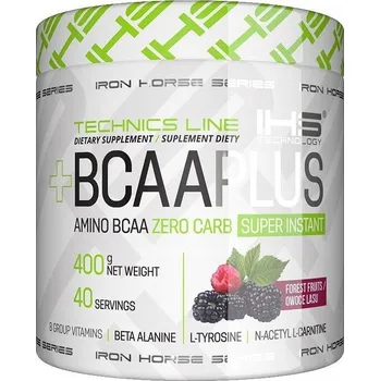 Aminokyselina BCAA prášek IHS - BCAA PLUS IHS Iron Horse 400 g lesní ovoce