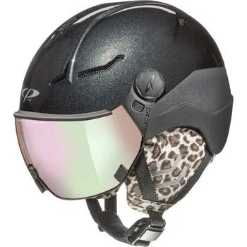 Cyklistické kalhoty Lyžařská helma CP COYA+ / black sparkling / black s.t. leo ears