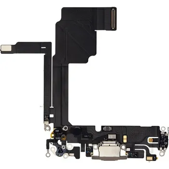 Nabíjecí a audio flex konektor pro iPhone 15 Pro - přírodní titan