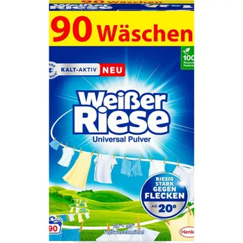 Přípravek na praní Weisser Riese univerzální prací prášek 90 praní 4,5 Kg Německo