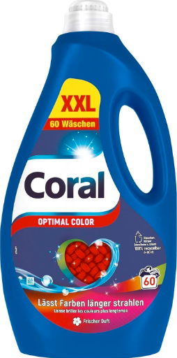 Coral Gel na praní XXL Optimal Color 60 Pracích cyklů