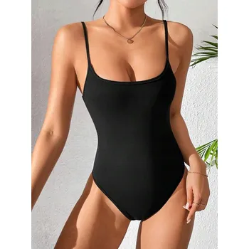 Body SHEIN ČERNÉ BODY S VYSTUŽENOU PODPRSENKOU (S)