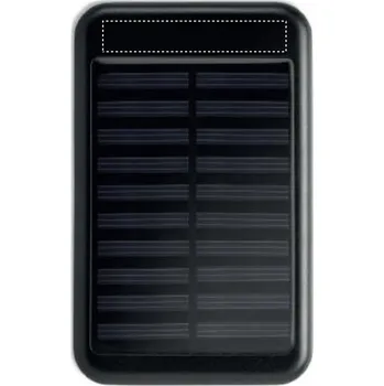 Powerbanka Solární power banka 4000 mAh 5 TOP, 10x60mm Laserové gravírování, 1 barva