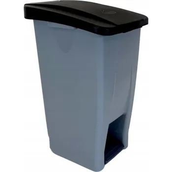 Odpadkový koš Denox nášlapný odpadkový koš na tříděný odpad 60 L, černé víko, plastový s