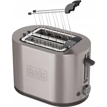 Topinkovač Toustovač Black+Decker BXT0901E stříbrný/šedý 900 W