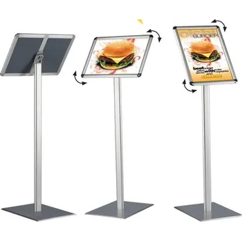 MT DISPLAYS Informační tabule na stojanu 100 cm, A4 na šířku i výšku