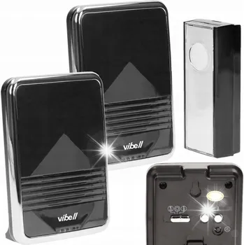 Domovní zvonek BEZDRÁTOVÝ ZVONEK NA BATERIE 2 PŘIJÍMAČE PRO BRANKU VRATA AŽ DO 300 m ORNO