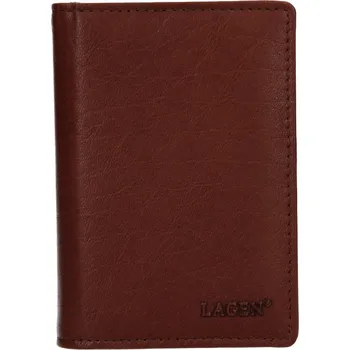 Peněženka Unisex kožená dokladovka Lagen V-61 - hnědá