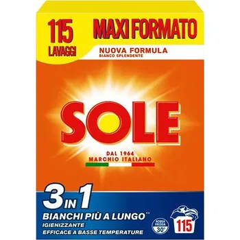 Prací prášek Sole Bianco Splendente prací prášek 575 kg 115 pracích dávek