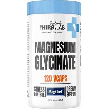 Glycinát hořečnatý Hořčík chelát 120 kapslí Magnesium Glycinate MagChel B6 HIRO