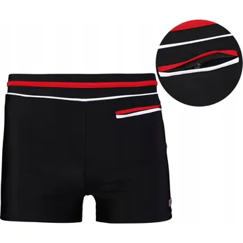 Pánské plavky Pánské plavky boxerky s kapsou na zip MORAJ 5XL