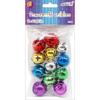 Výtvarná sada Rolničky barevné 3cm 12ks